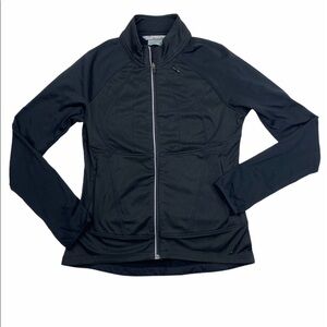Athleta Twilight Run Zip Up Jacket Black S